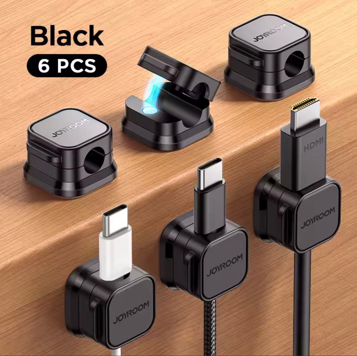 Organizador de cables magnético