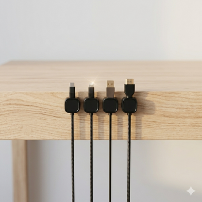 Organizador de cables magnético